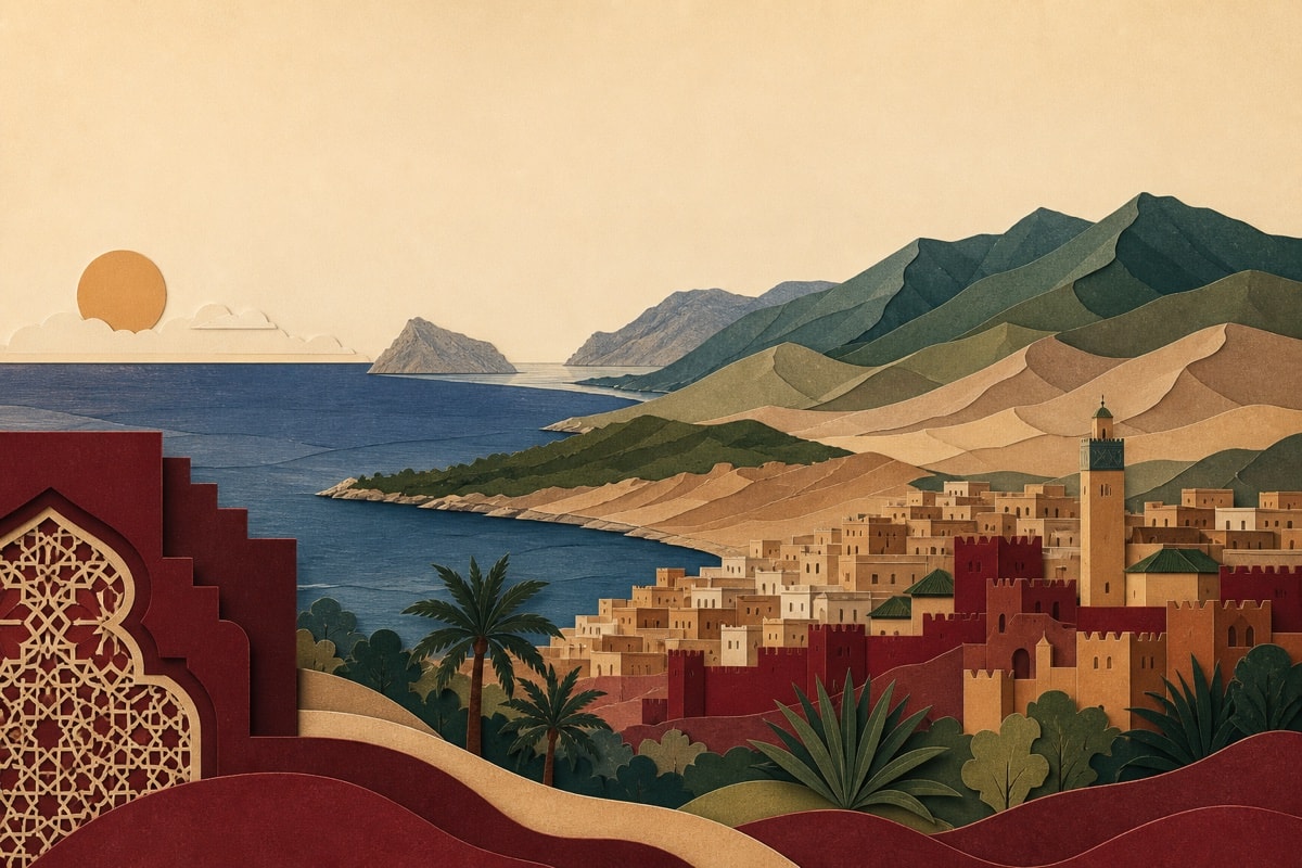 Ilustración editorial para MarruecosDigital.net - el portal de Marruecos en español